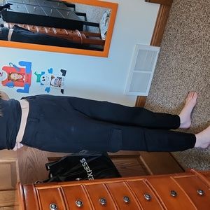 Womens Black dress joggers